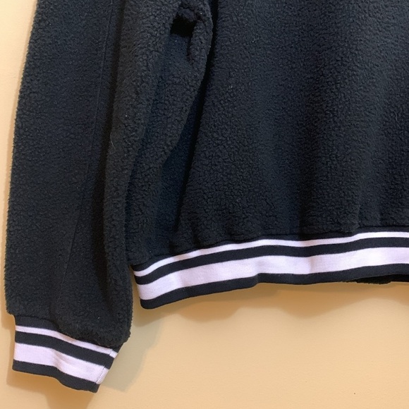 BP. | High Pile Fleece Unisex Varsity Casual Bomber Baseball Letterman Jacket M - Picture 11 of 17